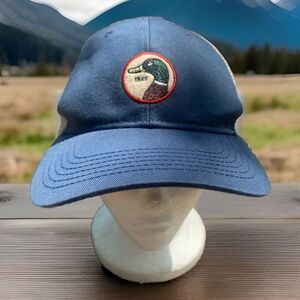 Duck Head Blue Hat Cap Hunting Outdoor Trucker Mesh Back
